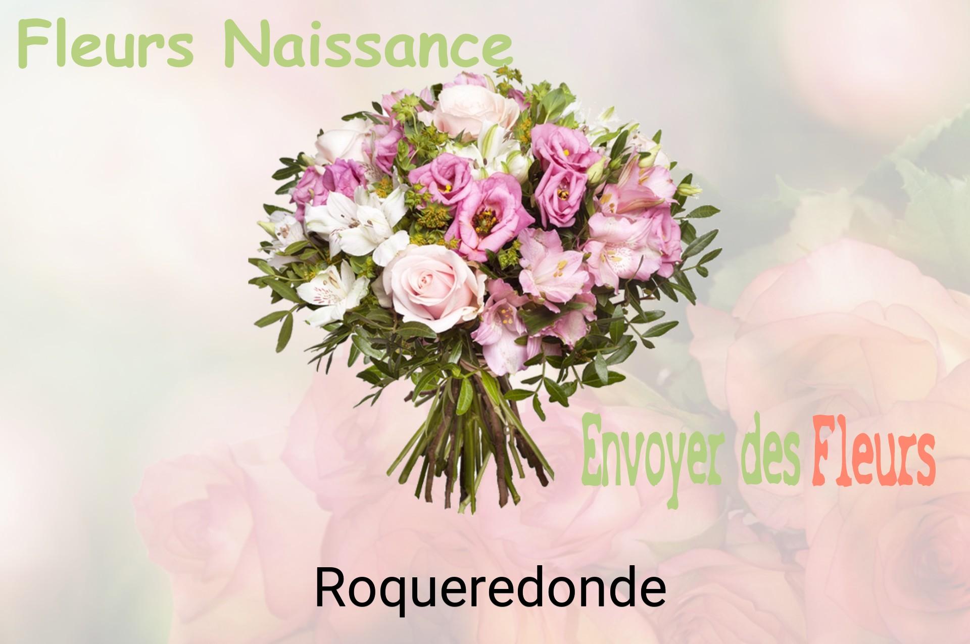 Bouquet de fleurs de naissance livré à Roqueredonde